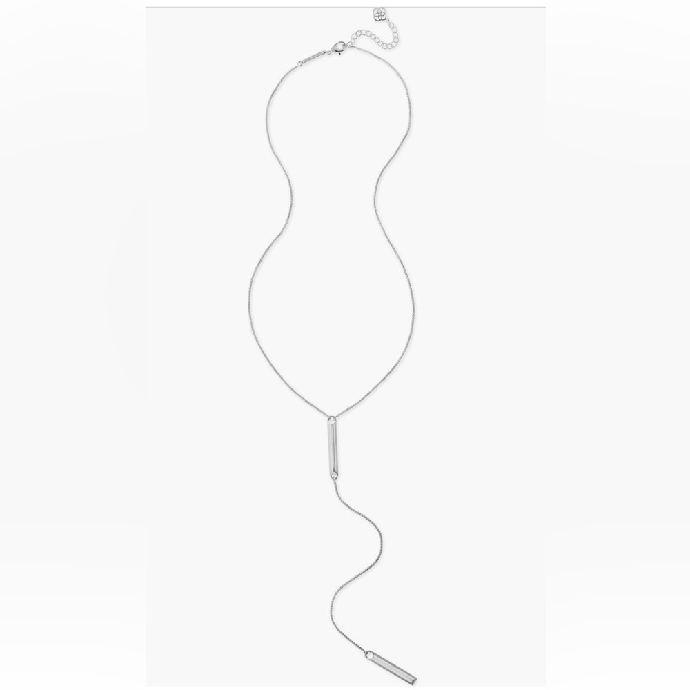 Kendra Scott Shelton Necklace in Rhodium
